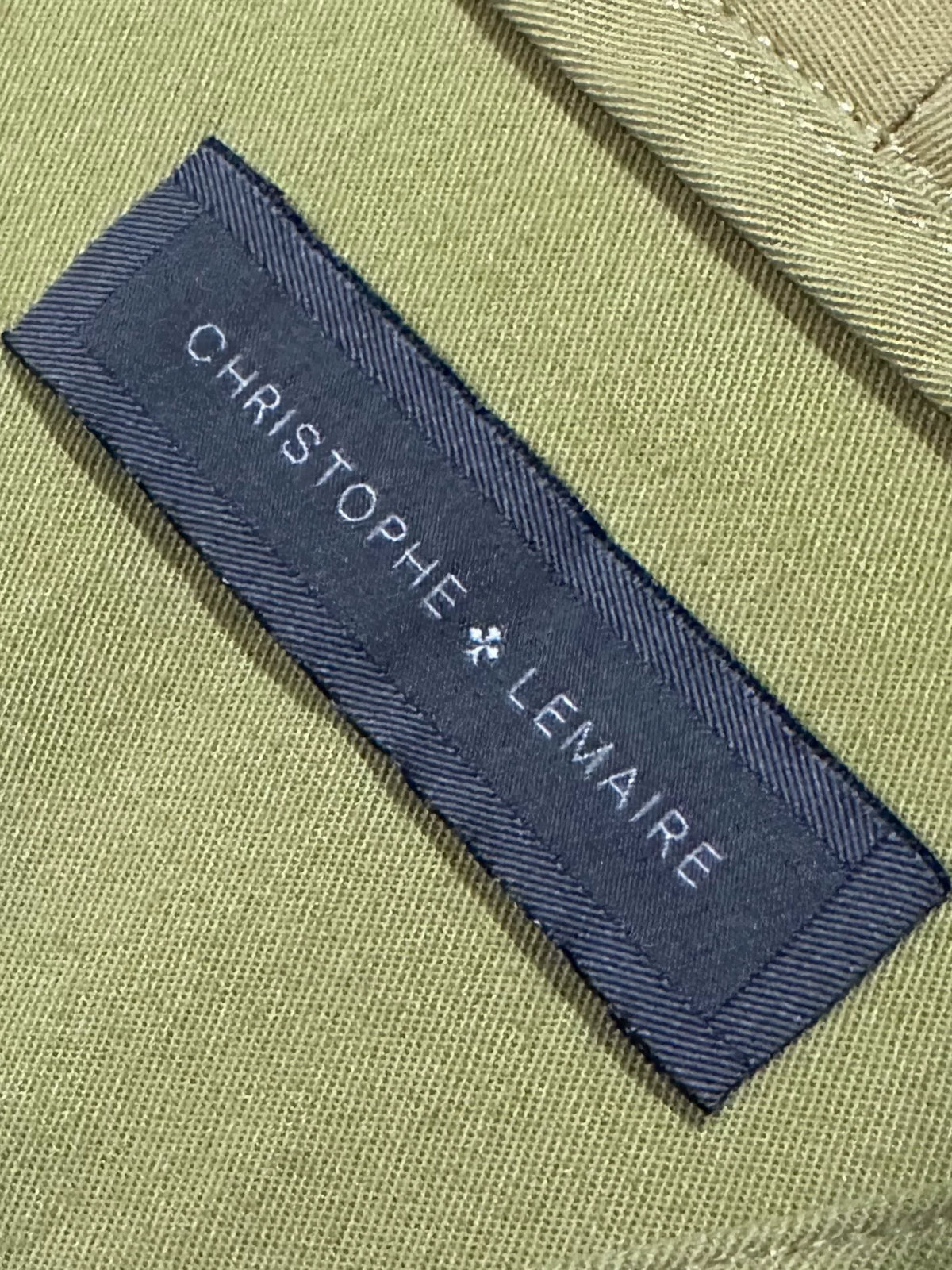 LEMAIRE Collarless Utility Short-Sleeve Shirt
