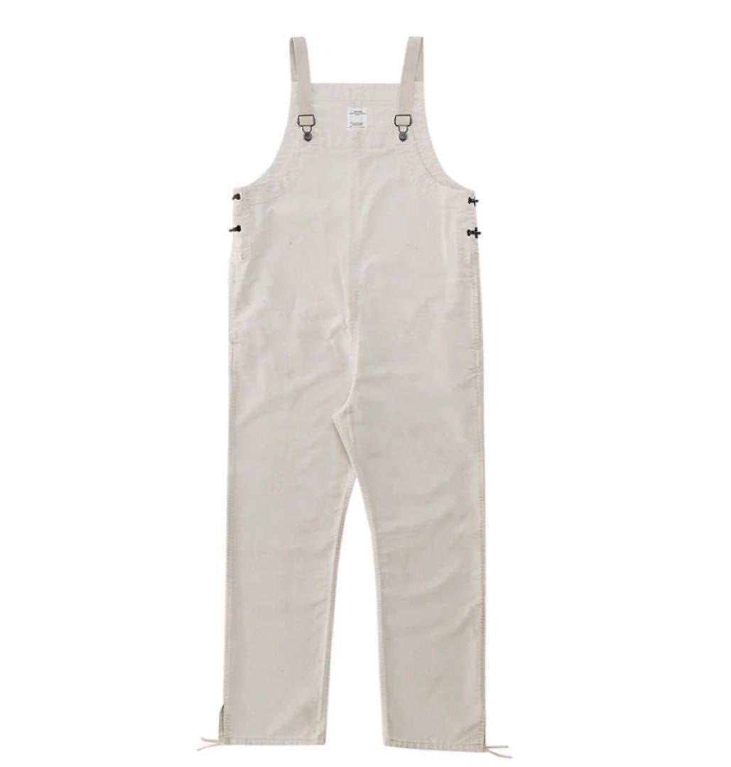 Visvim 22SS Overalls G.Cords Cargo Paint-Splatter Black Distressed Pants