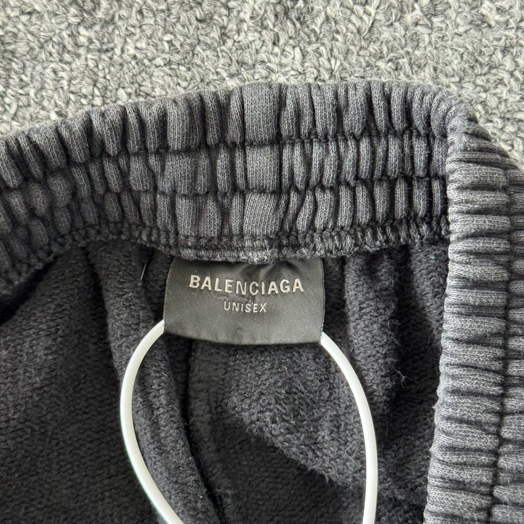 Balenciaga Double B Wheat Ear Embroidered Shorts
