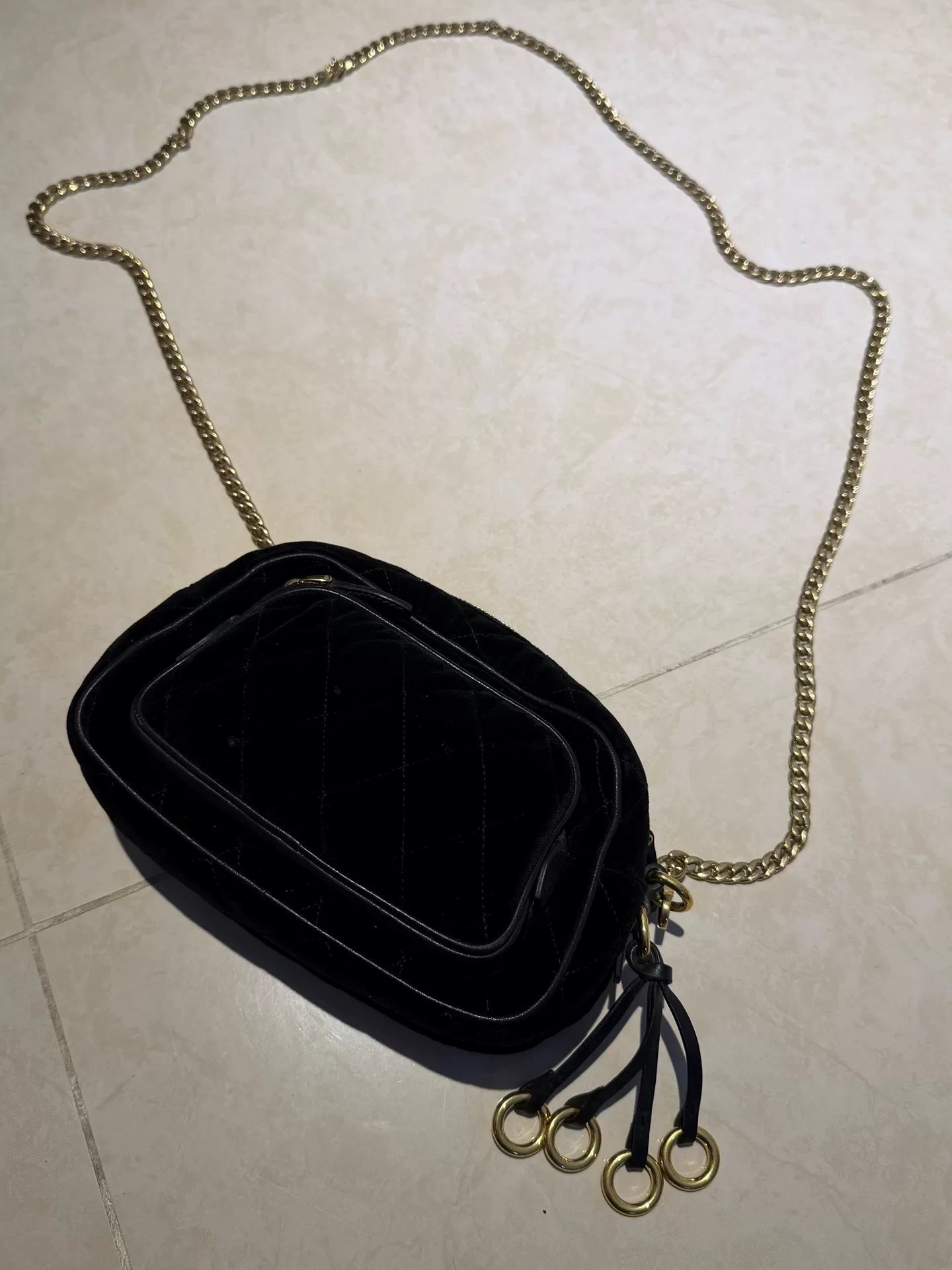 Prada Sports Label Crossbody Black Bag