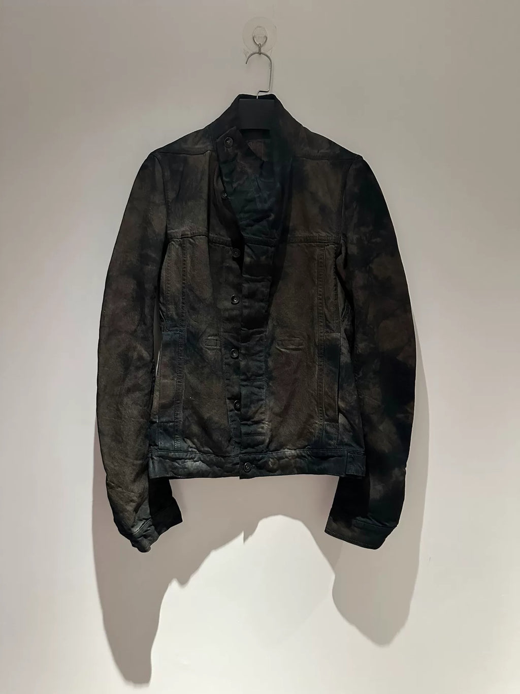 Rick Owens mud-dyed waxed jacket