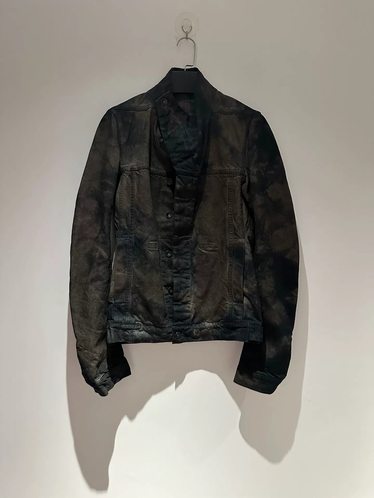 Rick Owens mud-dyed waxed jacket