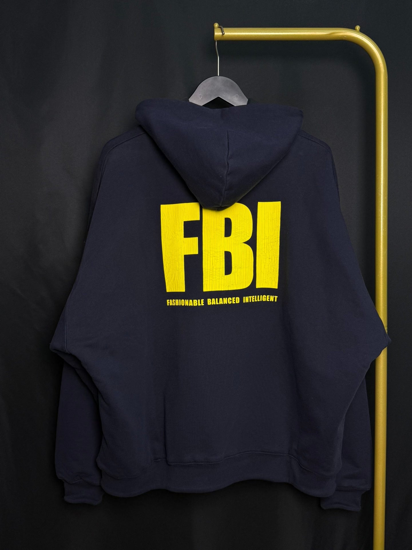 Balenciaga FBI Year Of Tiger Hooded Reversible Hoodie