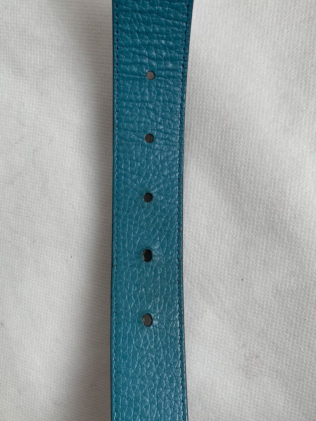 Gucci Blue Double G Belt