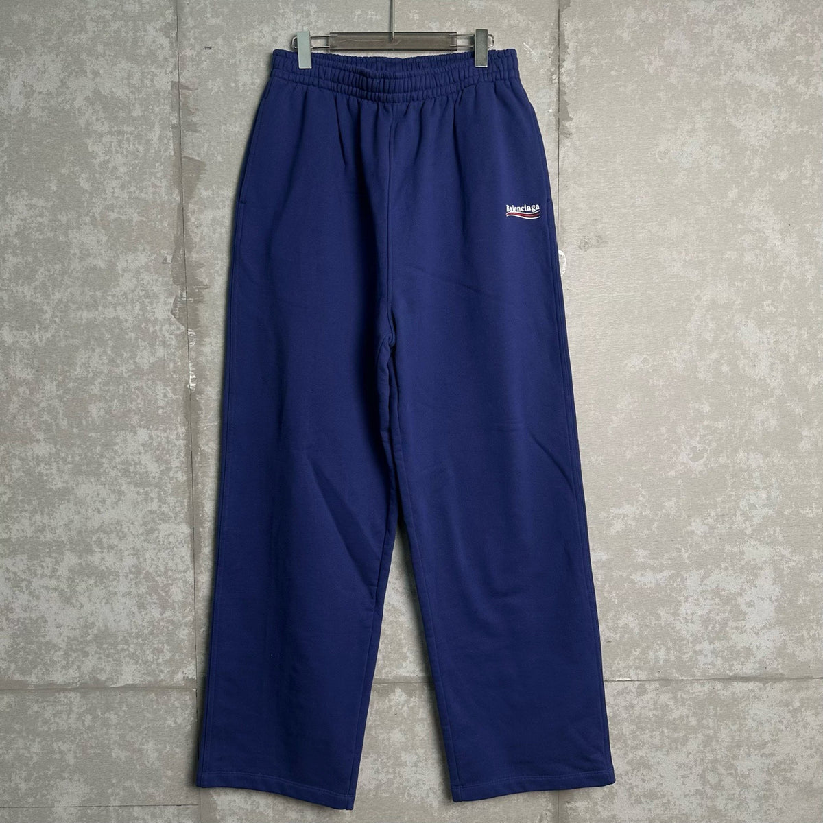 Balenciaga Cola Blue Straight-Leg Sweatpants Pants