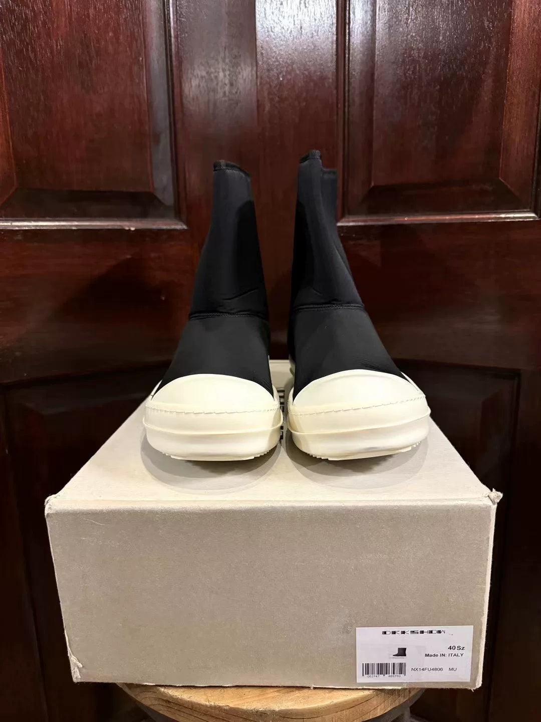 Rick Owens Black Ramones Boots