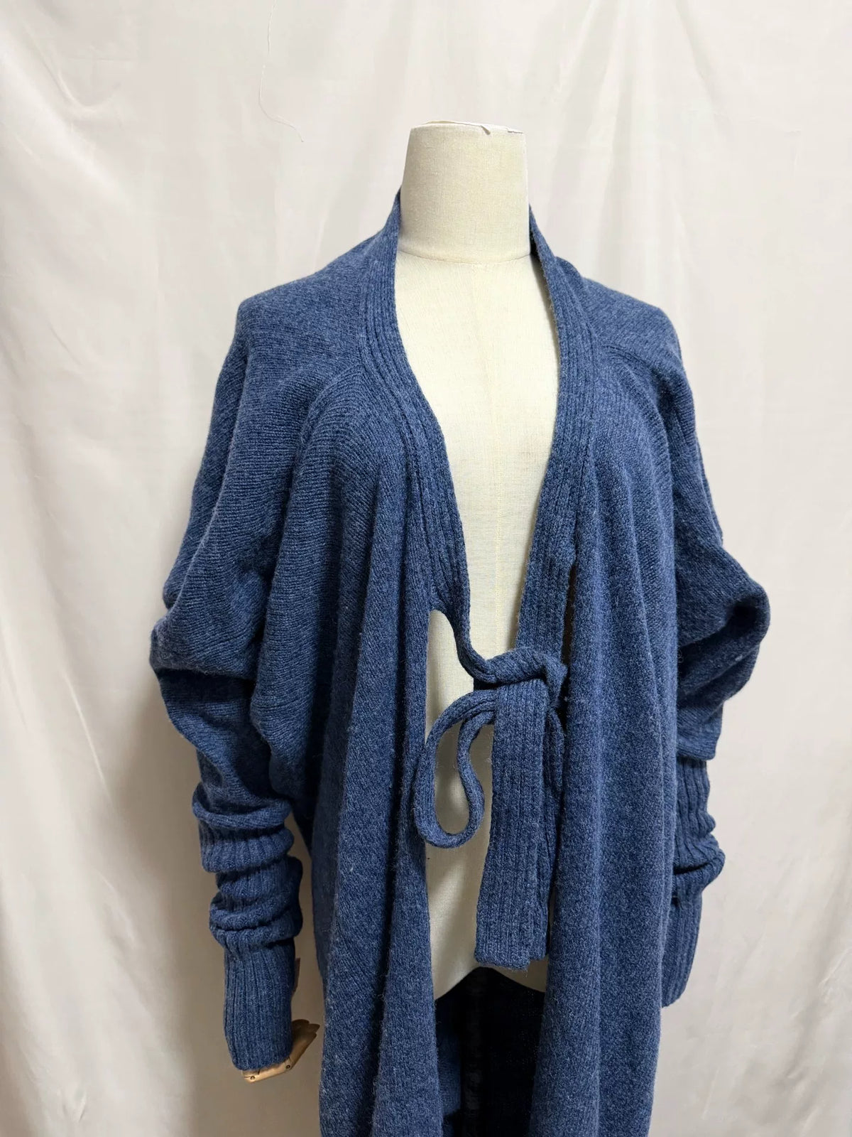 Vivienne Westwood Black Cocoon Knit Coat