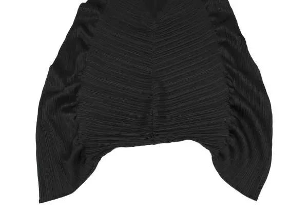 Issey Miyake Vintage Black Pleated Dress