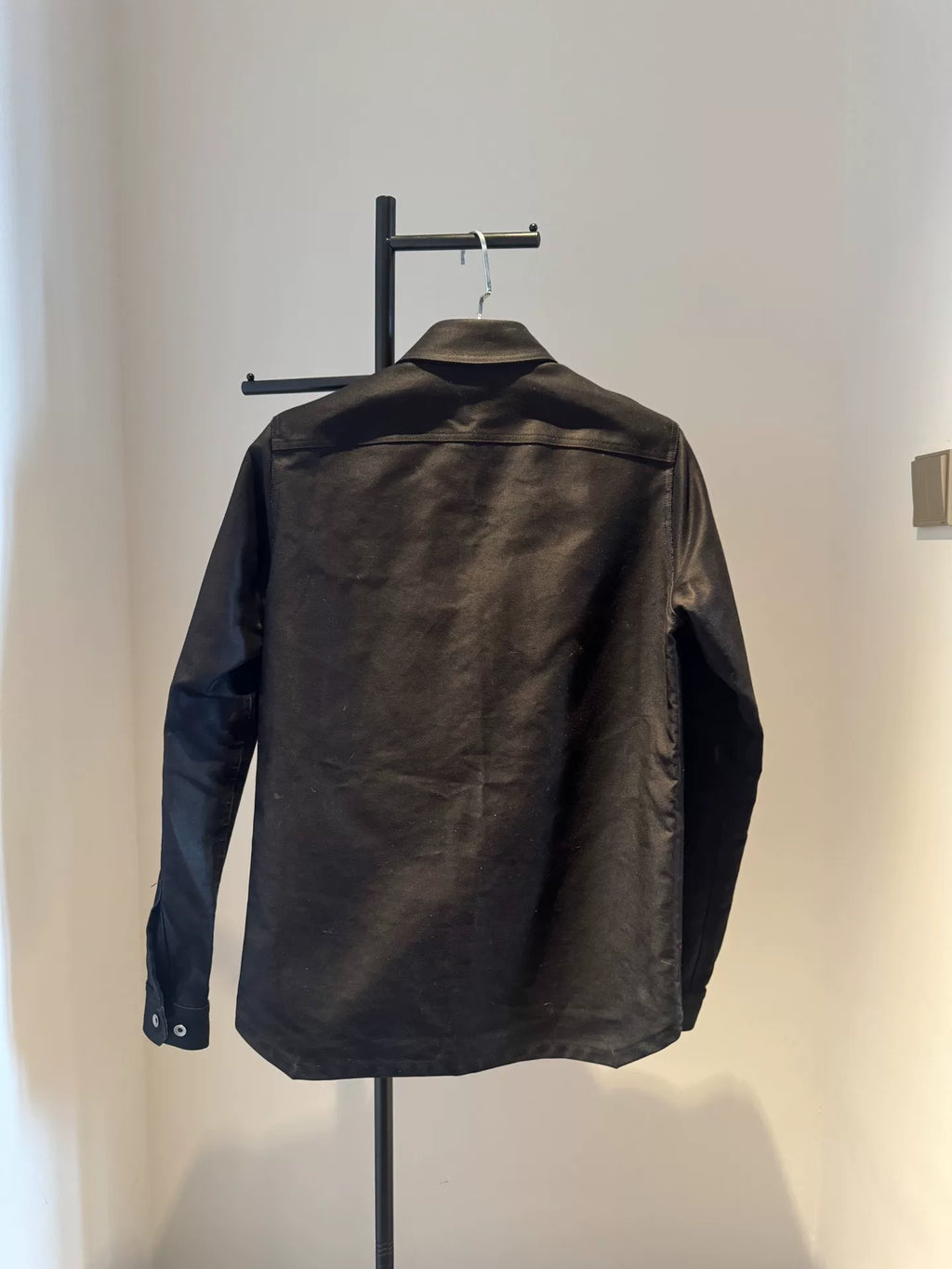 Rick Owens Satin Cotton Work Shirt