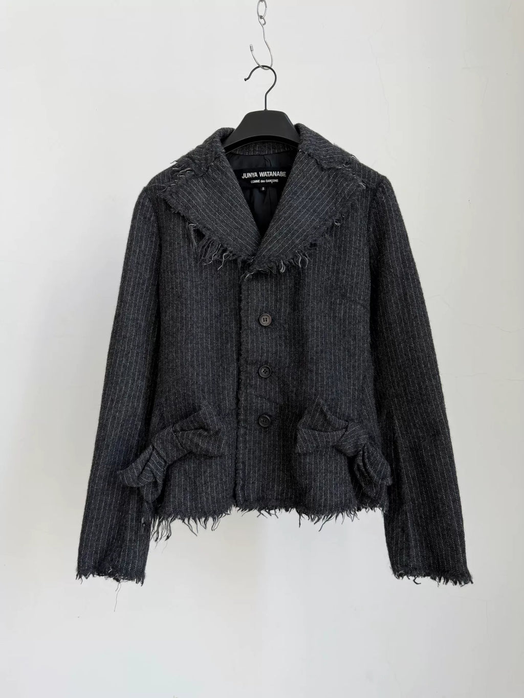 Junya Watanabe 2003 Runway Wool Flannel Butterfly Jacket Top