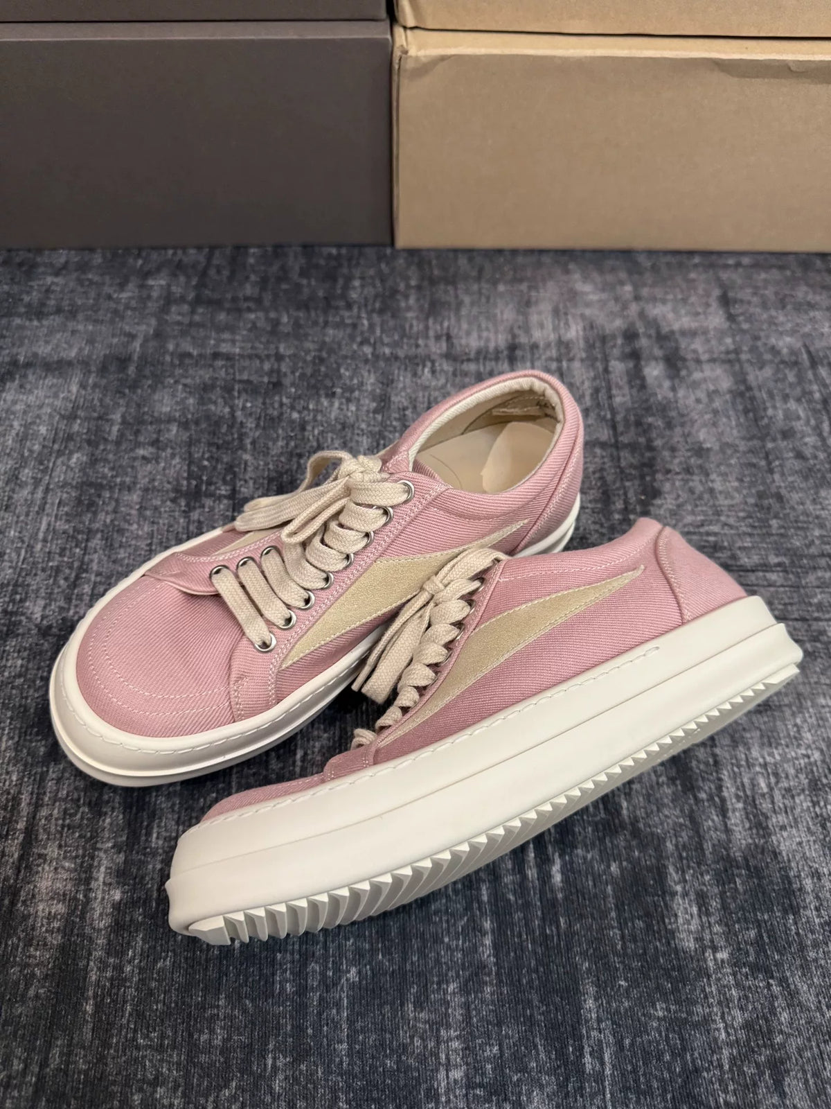 Rick Owens Pink Sneakers