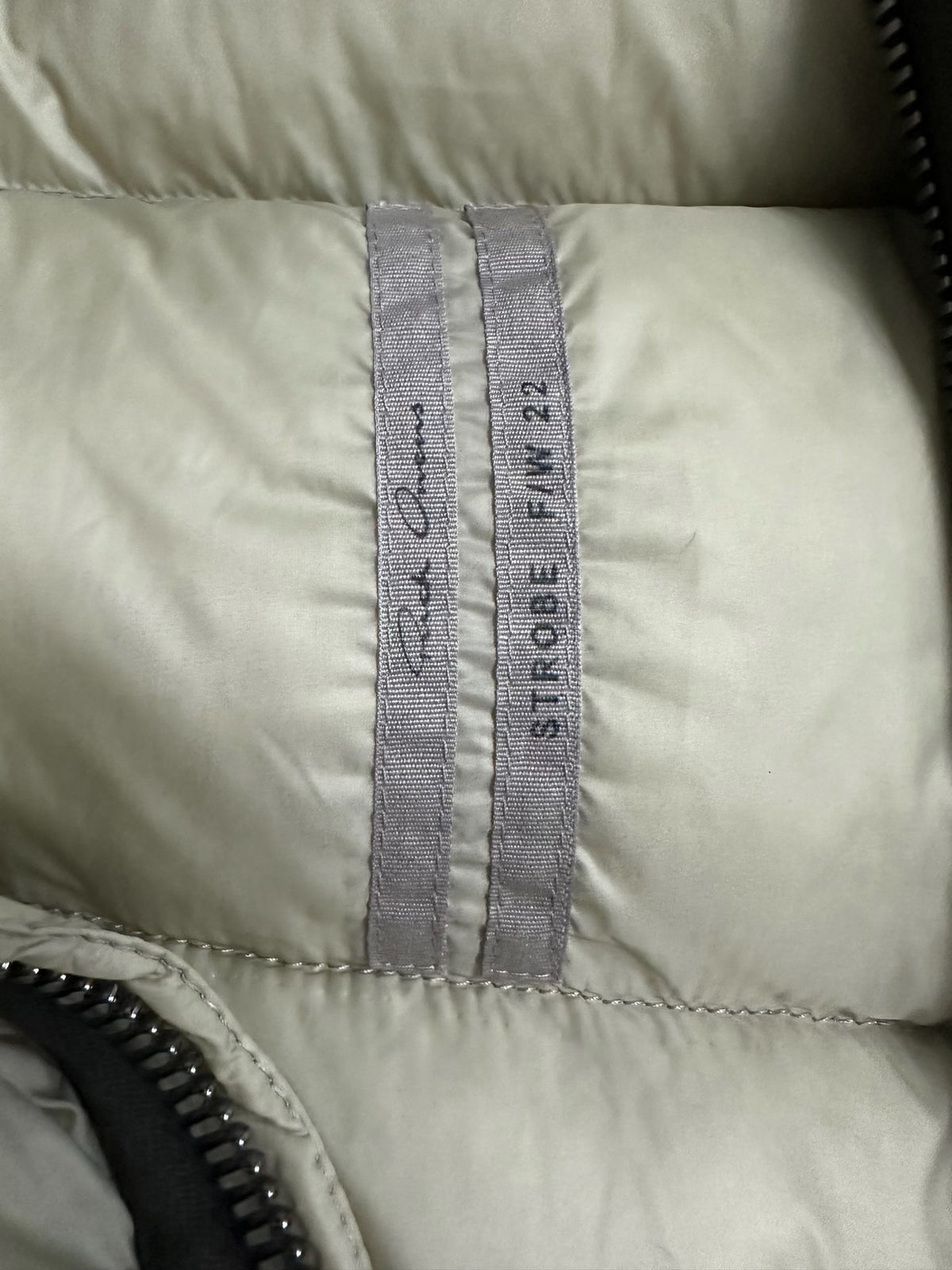 Rick Owens Shark Down Jacket Beige