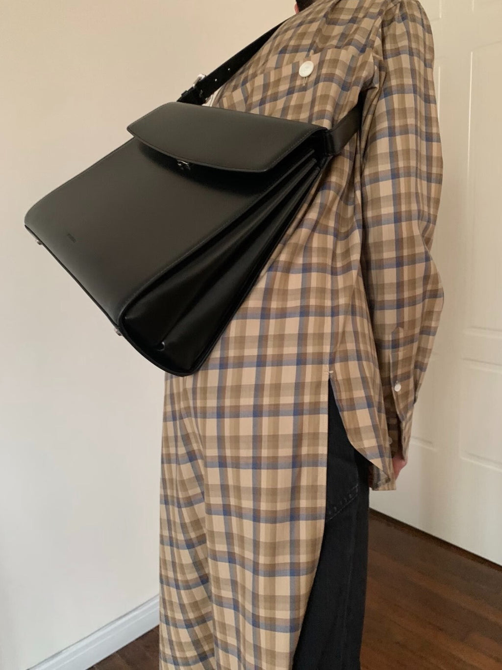 Balenciaga Medium Ghost Crossbody Brown Bag