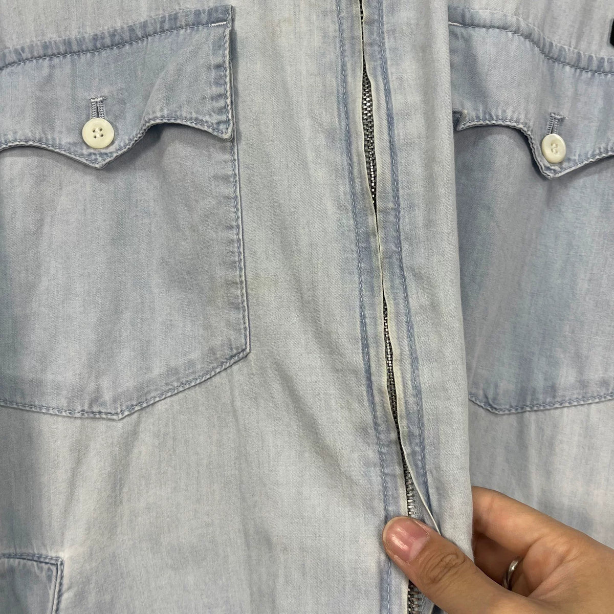 Miumiu Denim Zip-Up Jacket