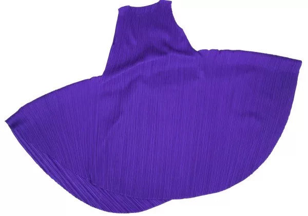 Issey Miyake Vintage Purple Deformed Pleated Dress