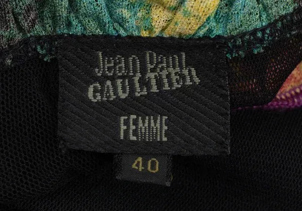 Jean Paul Gaultier Vintage Black Lace Mesh Top