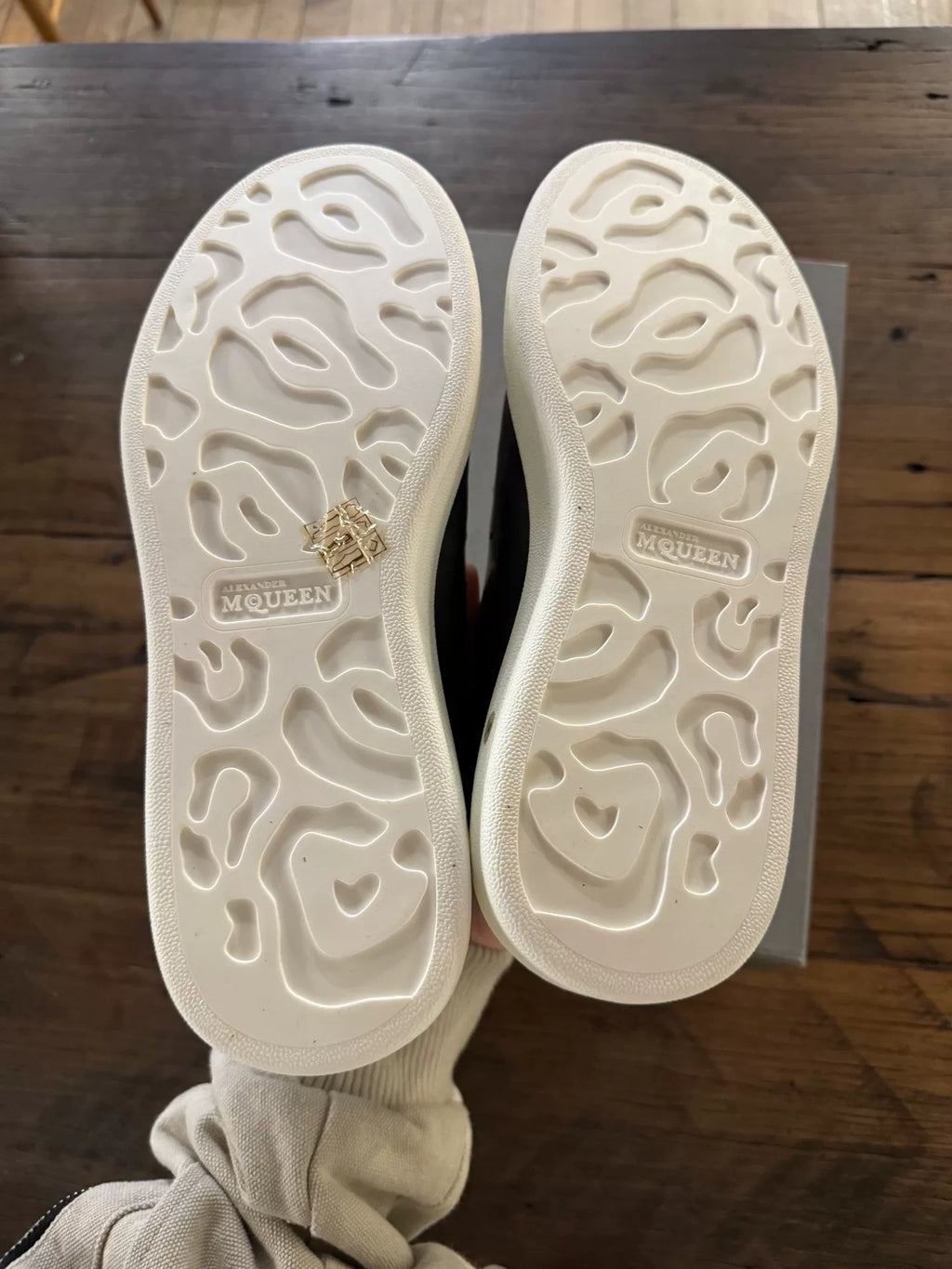 Alexander McQueen SS16 Silver Mirror Studded Sneakers