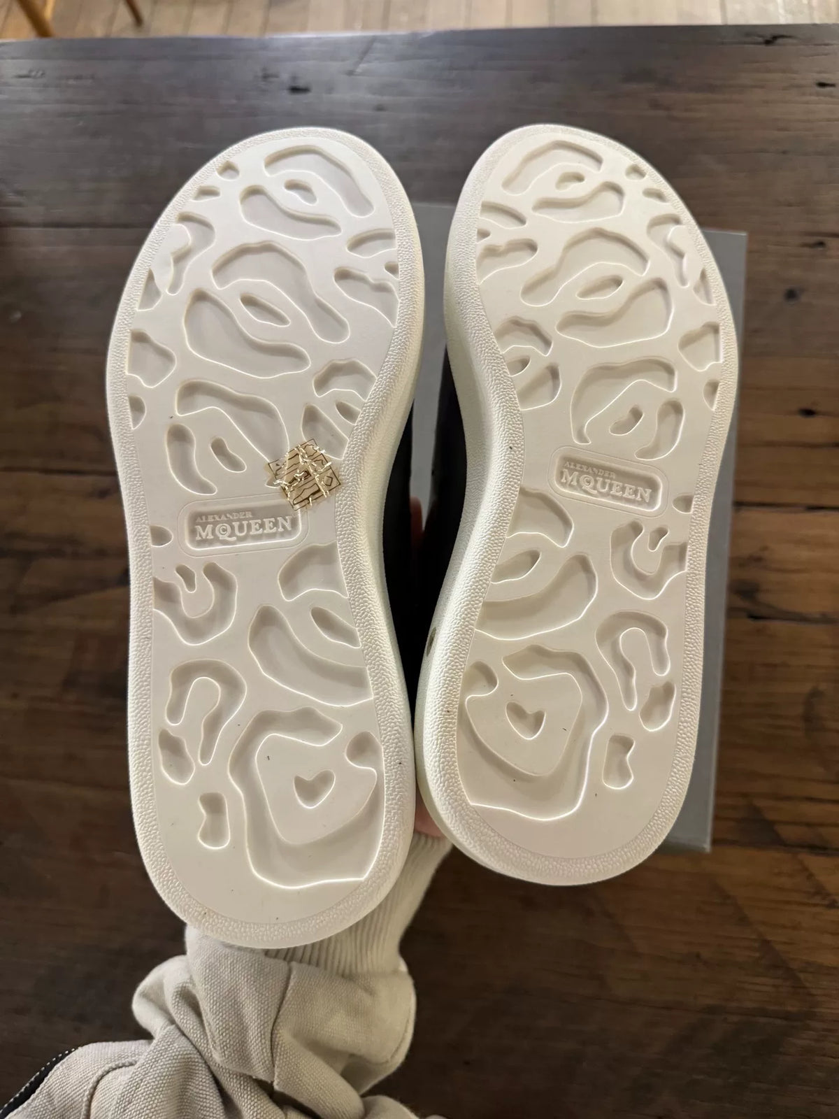 Alexander McQueen SS16 Silver Mirror Studded Sneakers