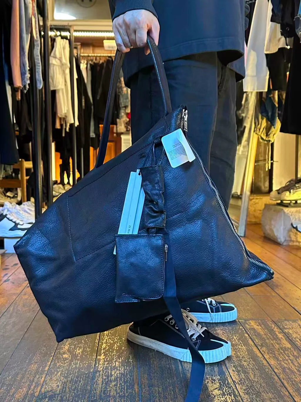 Rick Owens FW12 Black Mountain Bucket Bag