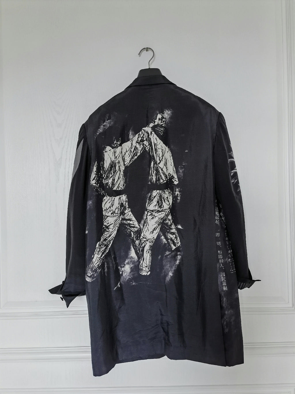 Yohji Yamamoto 23SS "Ten Endless Ephemeral Flower Hand-in-Hand" Silk Suit