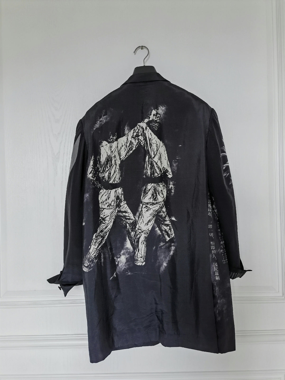 Yohji Yamamoto 23SS "Ten Endless Ephemeral Flower Hand-in-Hand" Silk Suit
