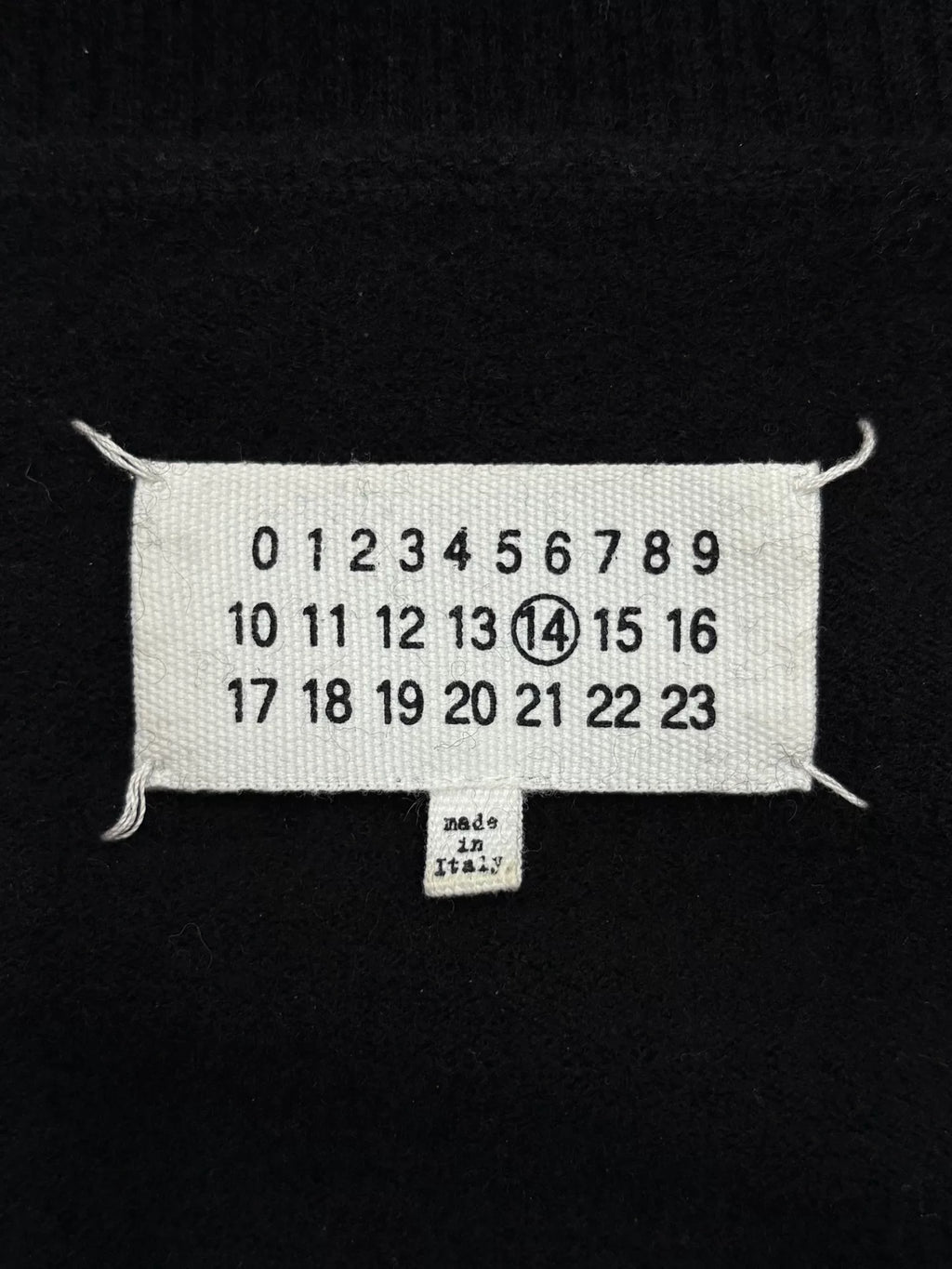 Maison Martin Margiela AW15 Leather Elbow Patch Turtleneck Sweater