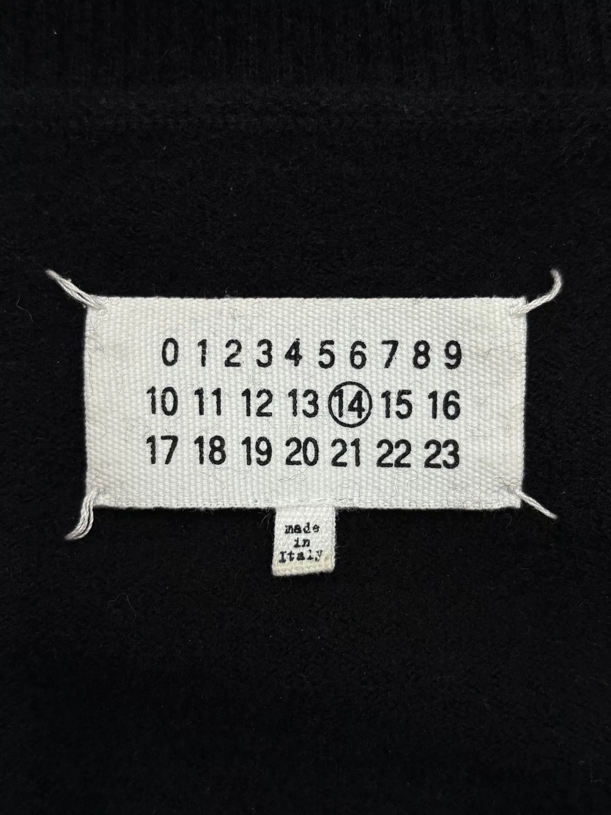 Maison Martin Margiela AW15 Leather Elbow Patch Turtleneck Sweater
