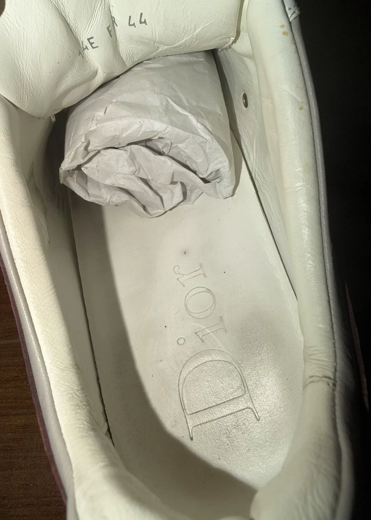 Dior Homme B18 leather low sneakers