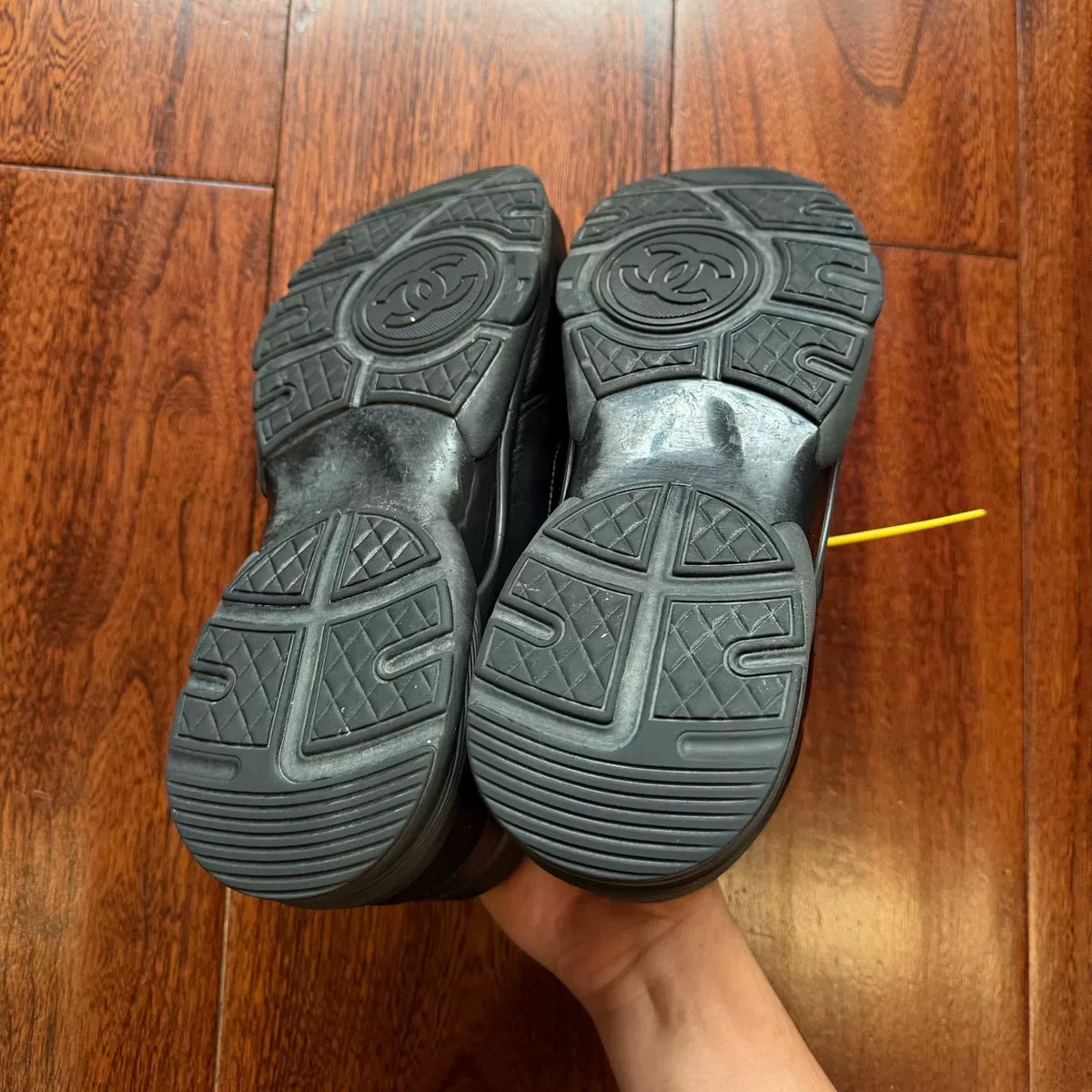 Chanel Cc Logo Black Panel Sneakers