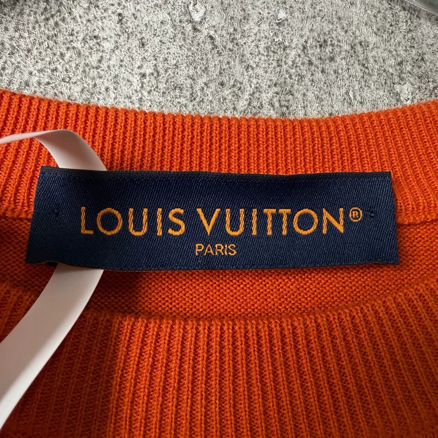 Louis Vuitton Palm Tree Letter Knit Short-Sleeve