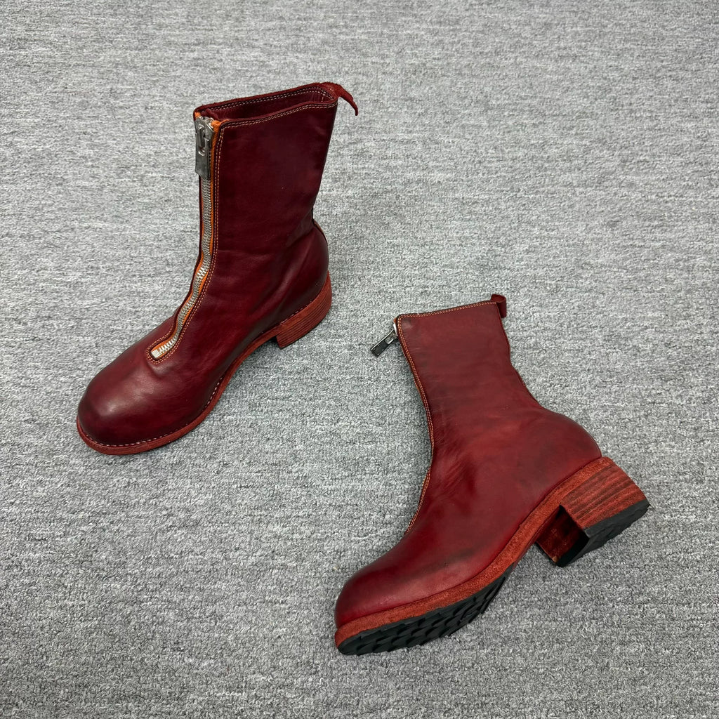 Guidi Pl2 Red Boots