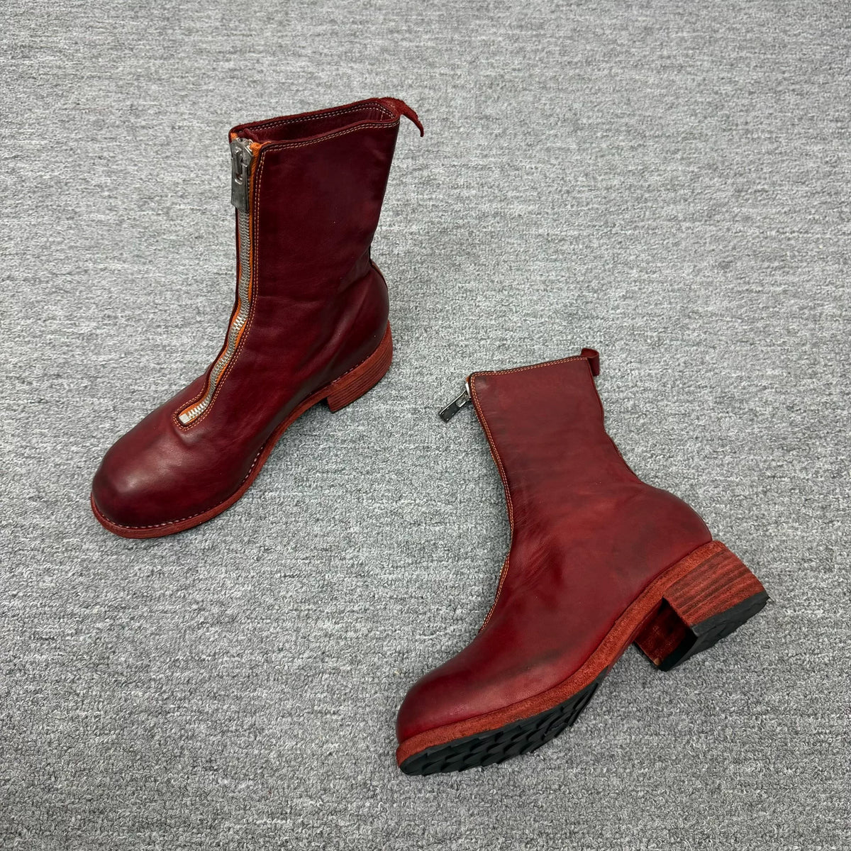 Guidi Pl2 Red Boots
