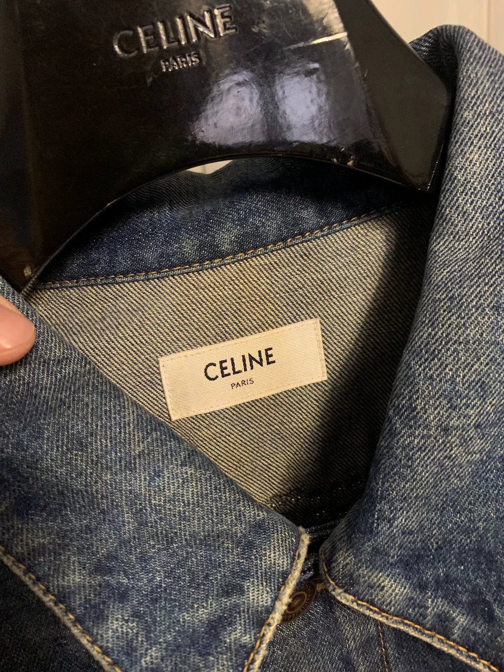 Celine 22SS Studded Denim Jacket