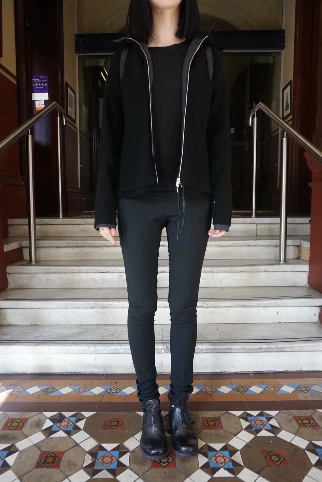 M.A+ AW17 leggings Black Wool Pants