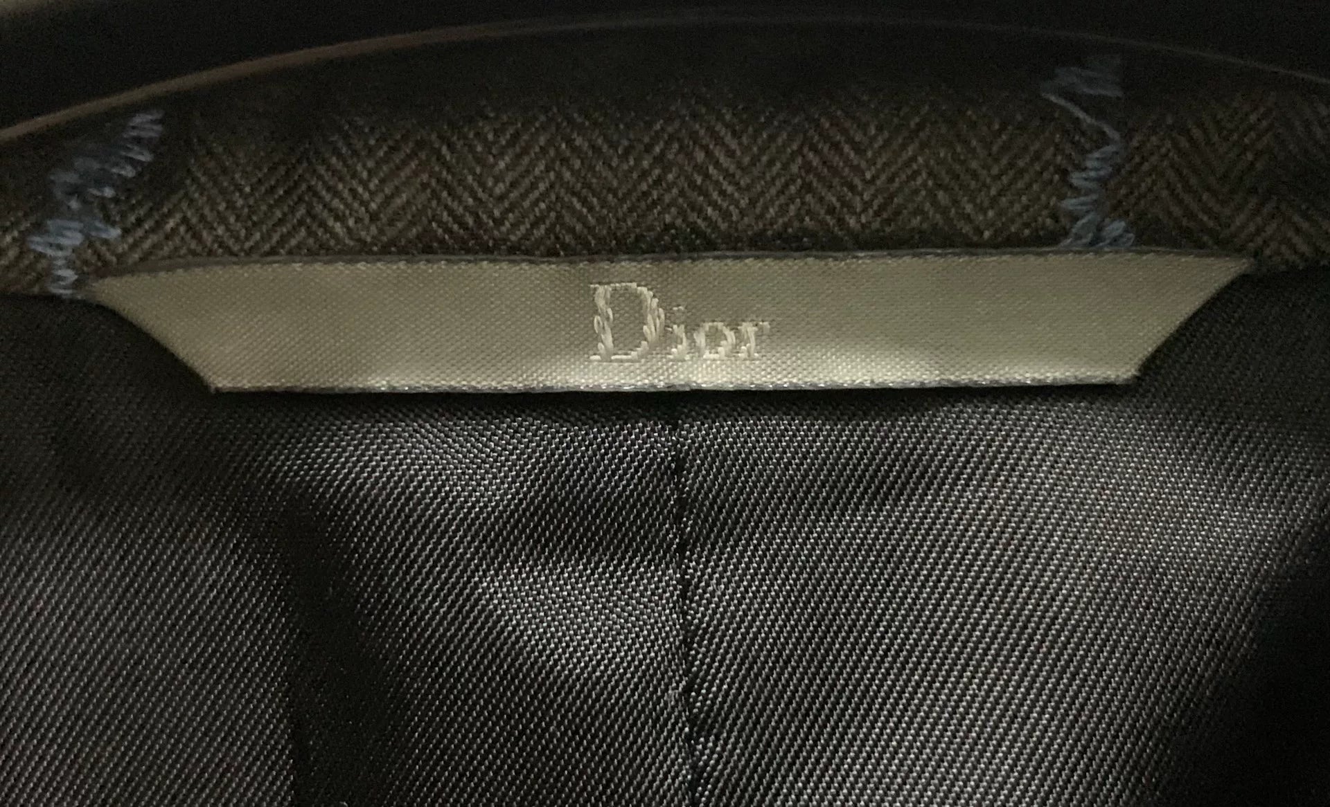 Dior Homme 16SS Runway Blue Gray Suit Wool