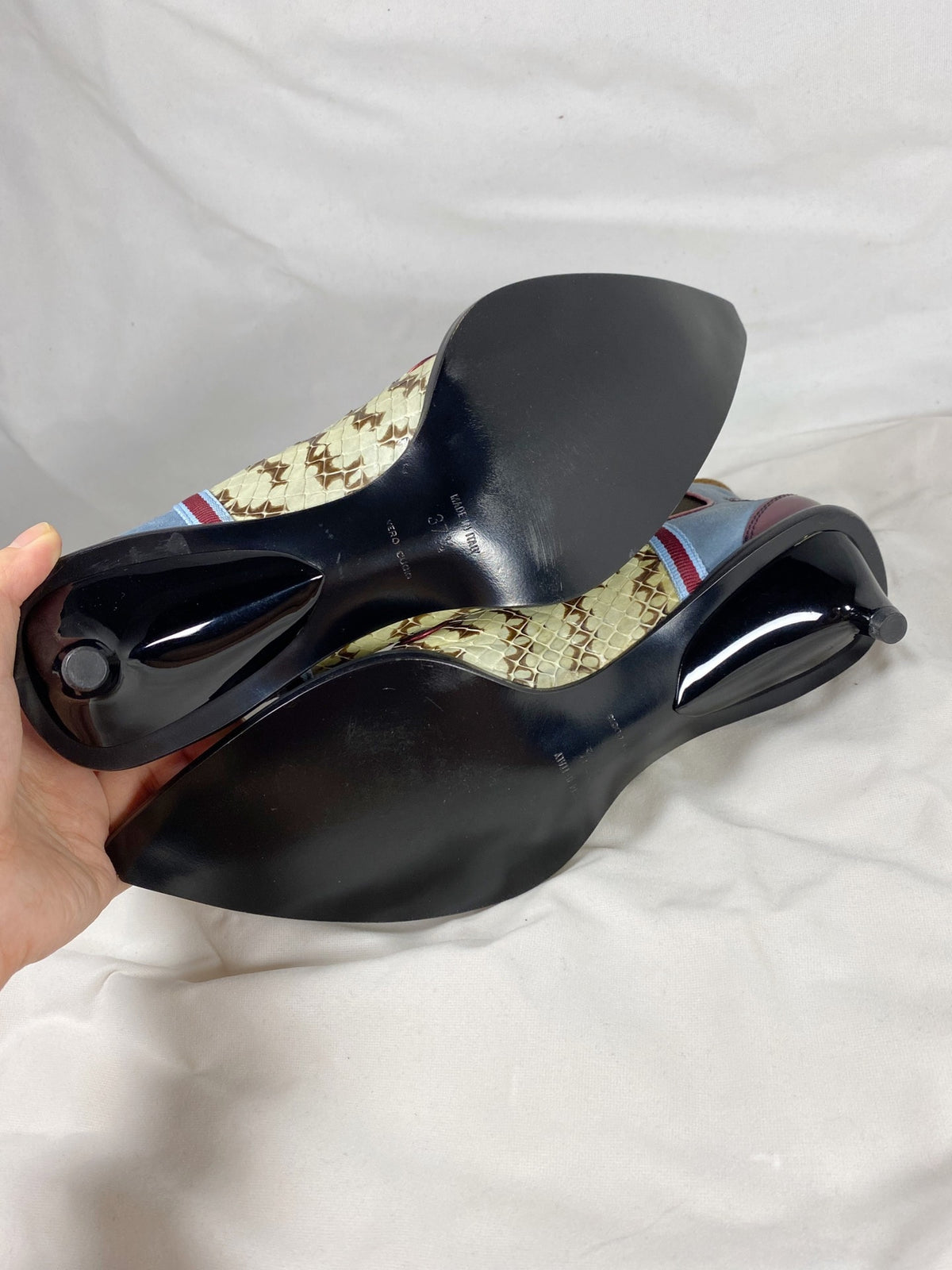 Miu Miu Cat Heel Ankle Boots