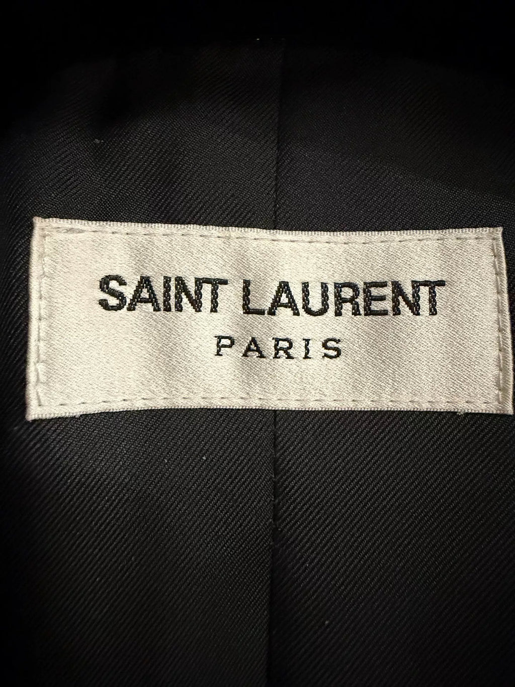 Saint Laurent SS20 Black Gold Thread Jacquard Blazer