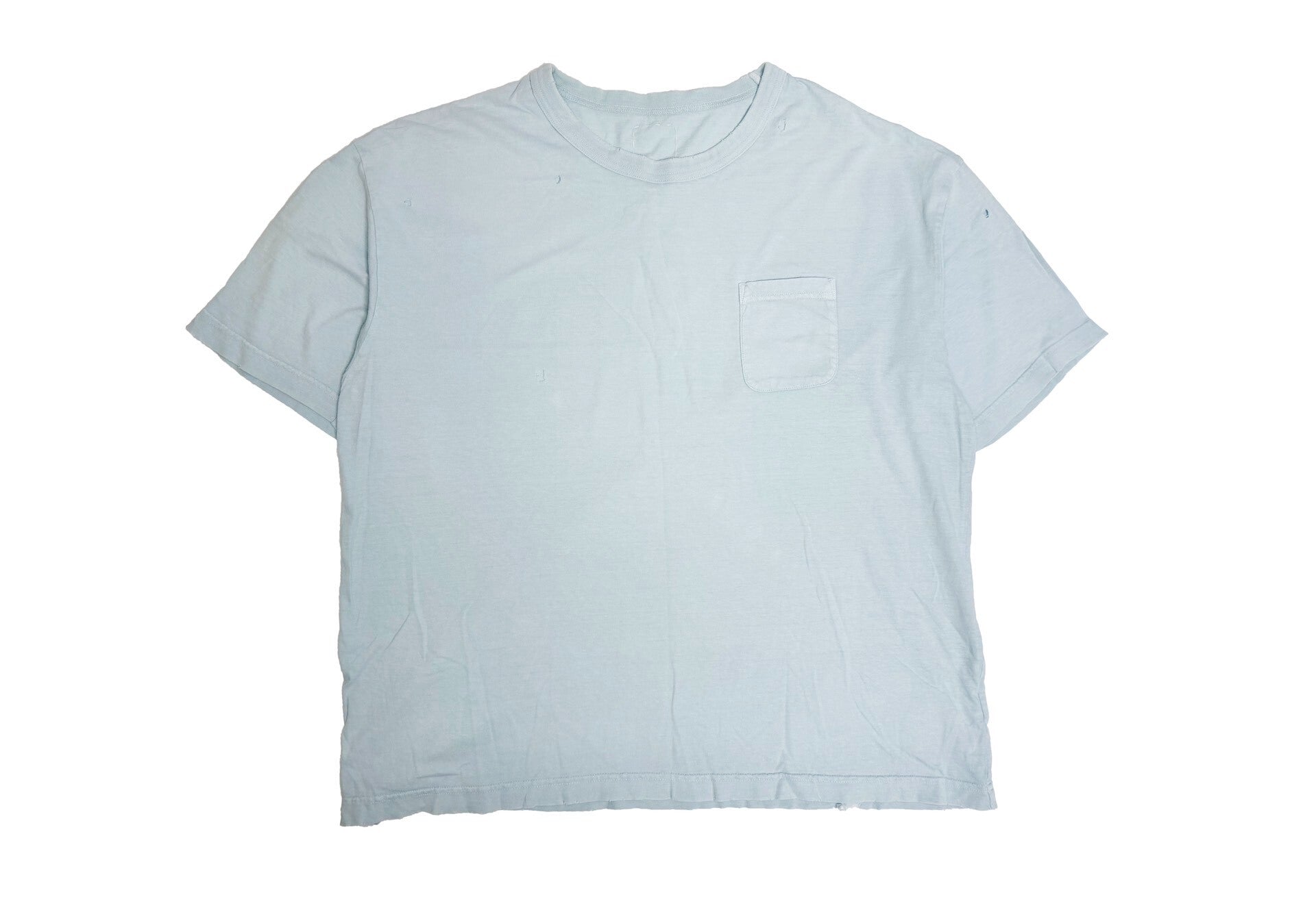 Visvim 22SS Amplus Distressed Tee S/S Crash Cotton Crew T-Shirt