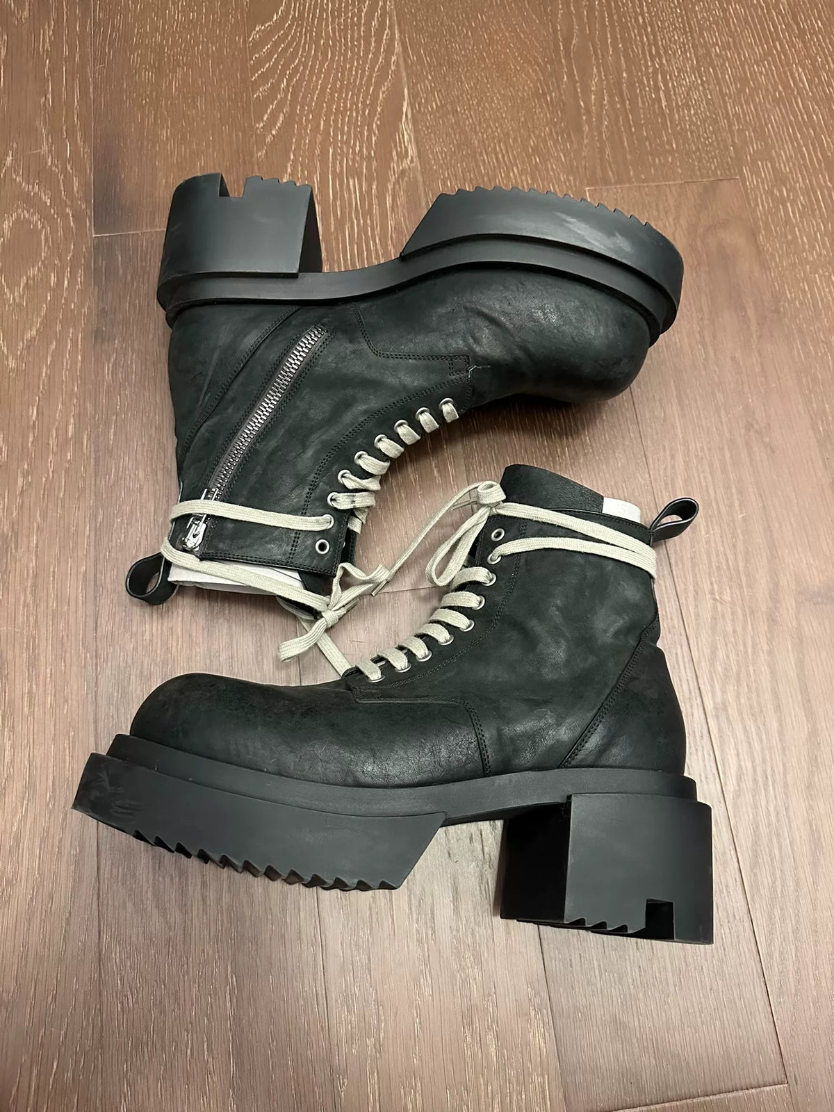 Rick Owens 24ss Mainline Army Bogun High-Top Boots