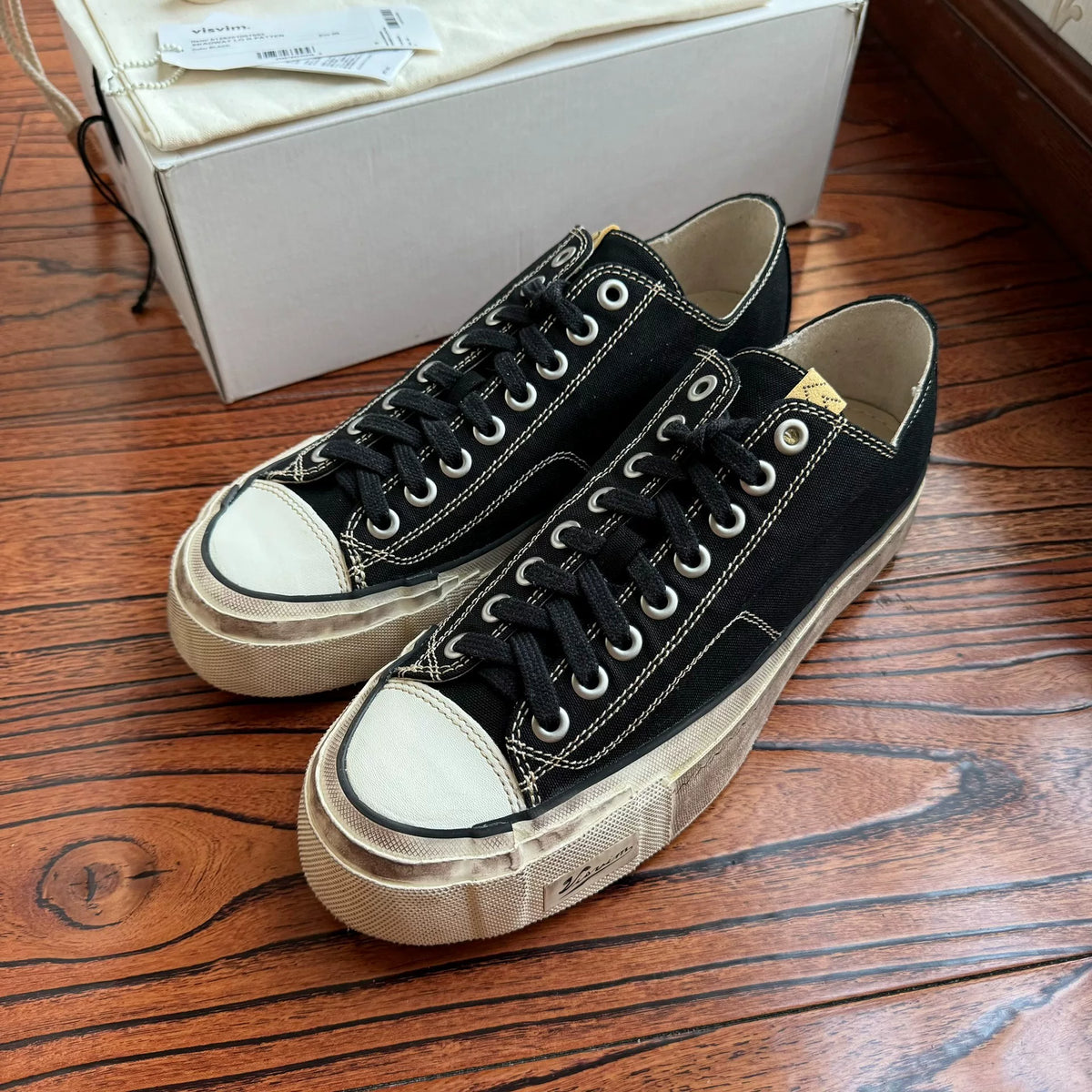 Visvim 26AW SKAGWAY LO G.PATTEN Chunky Sole Canvas Shoes