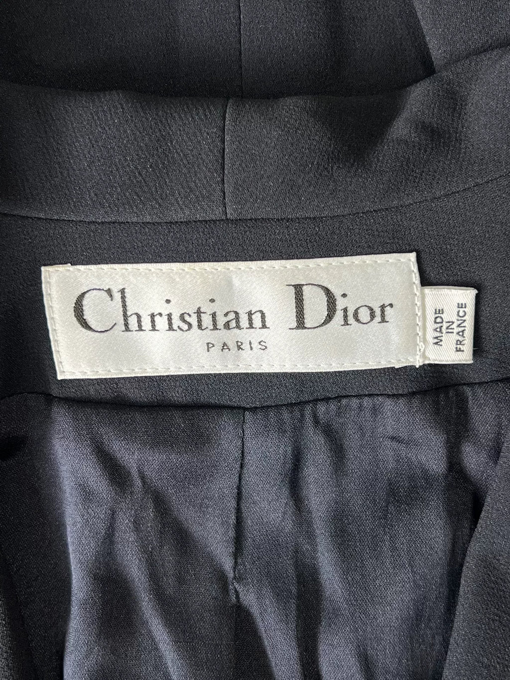 Christian Dior Women's Suit Jacket Navy Blue