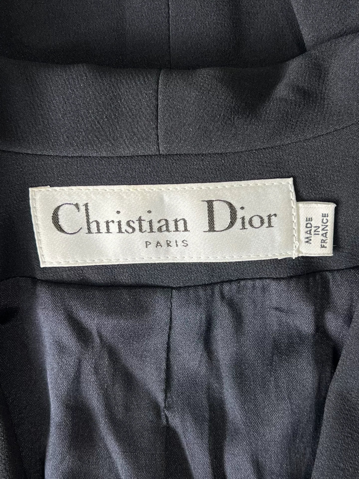 Christian Dior Women's Suit Jacket Navy Blue