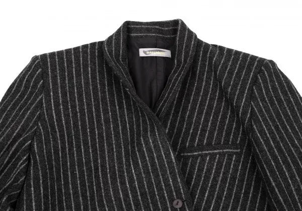Issey Miyake Vintage Black Stripe Pleated Top