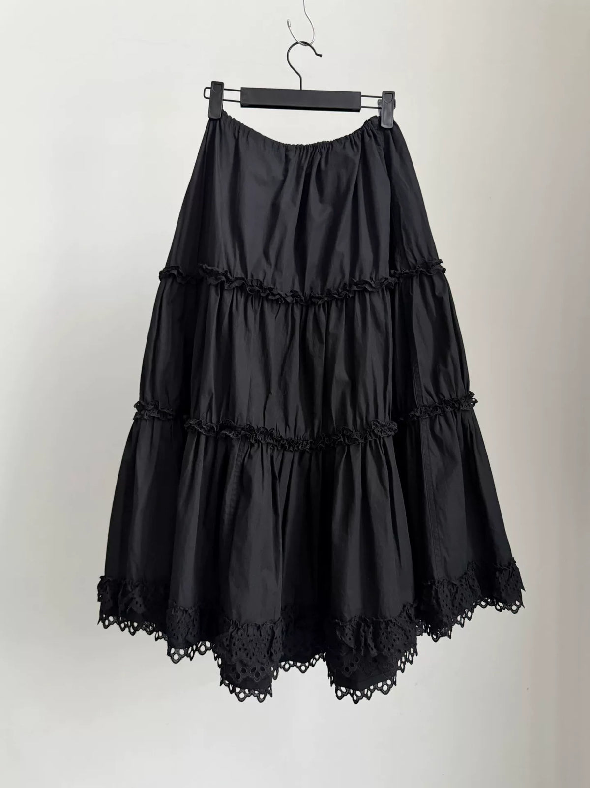 Junya Watanabe 2001 Lace Tiered Skirt