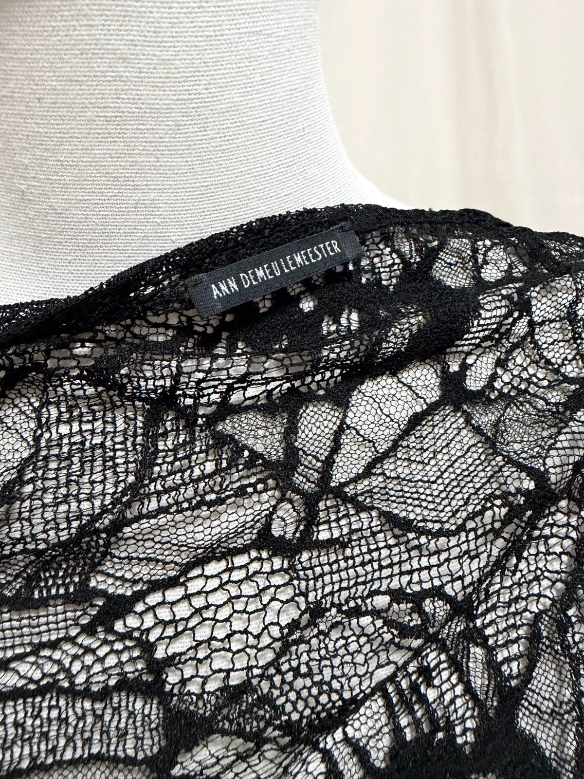 Ann Demeulemeester Lace Cape