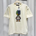 Louis Vuitton Knit X Nigo2 Cotton Beige Short Sleeve T-Shirt
