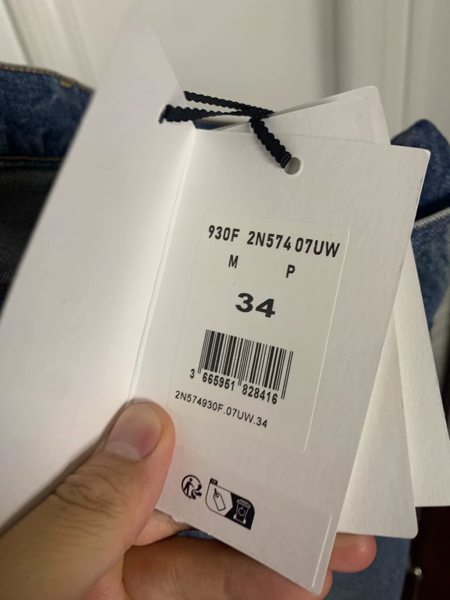 Celine 24FW Union Wash Kurt Beige Jeans