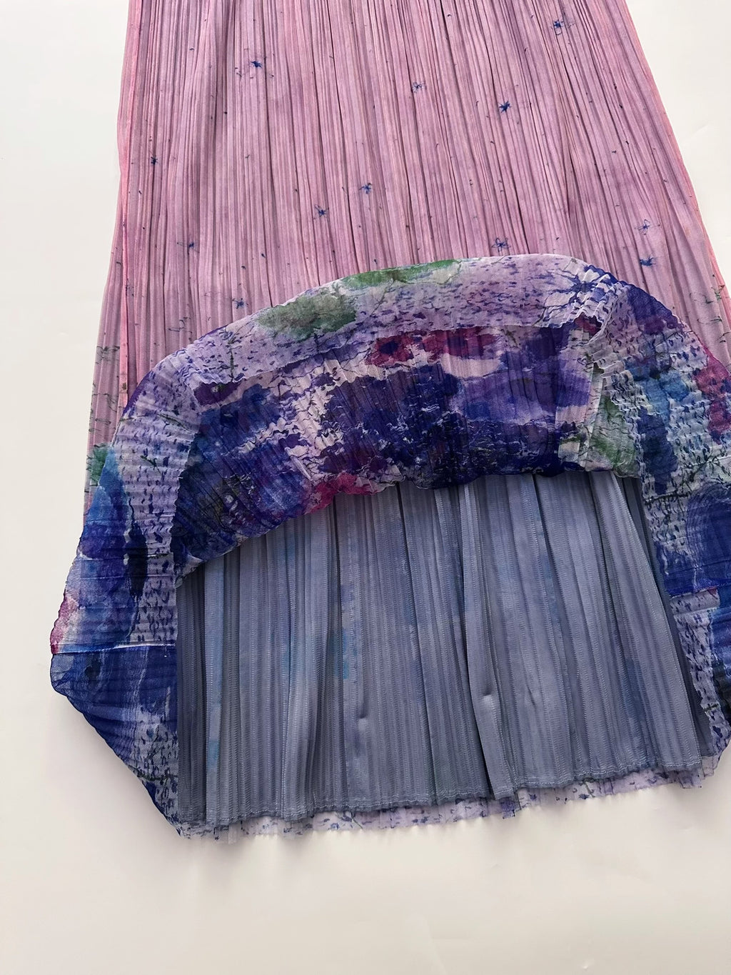 Issey Miyake Midi Purple Skirt