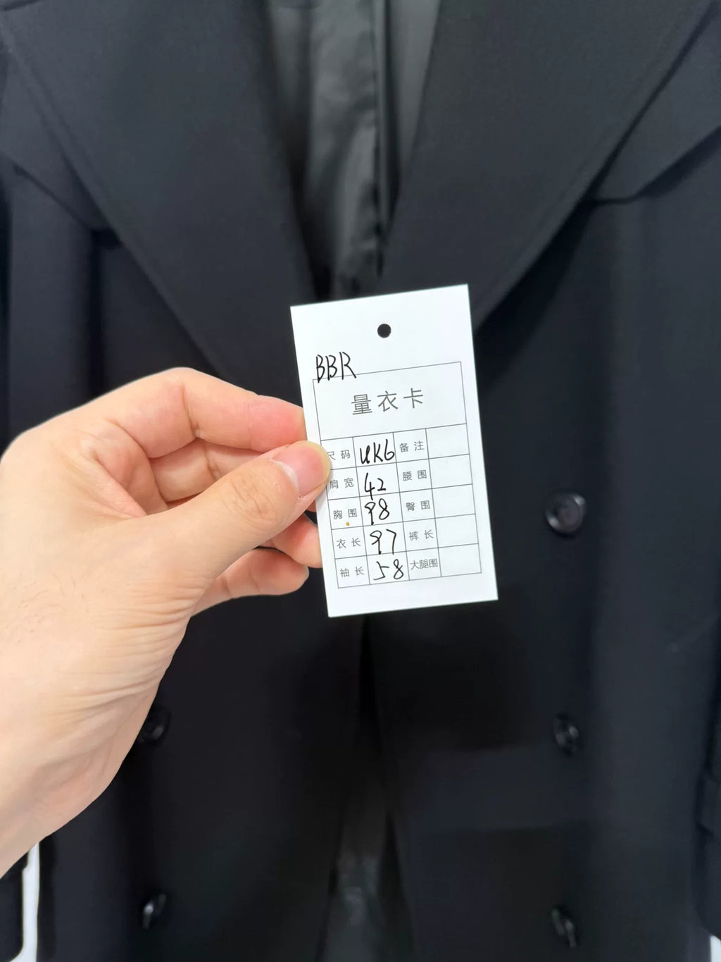 Burberry SS23 Black Coat