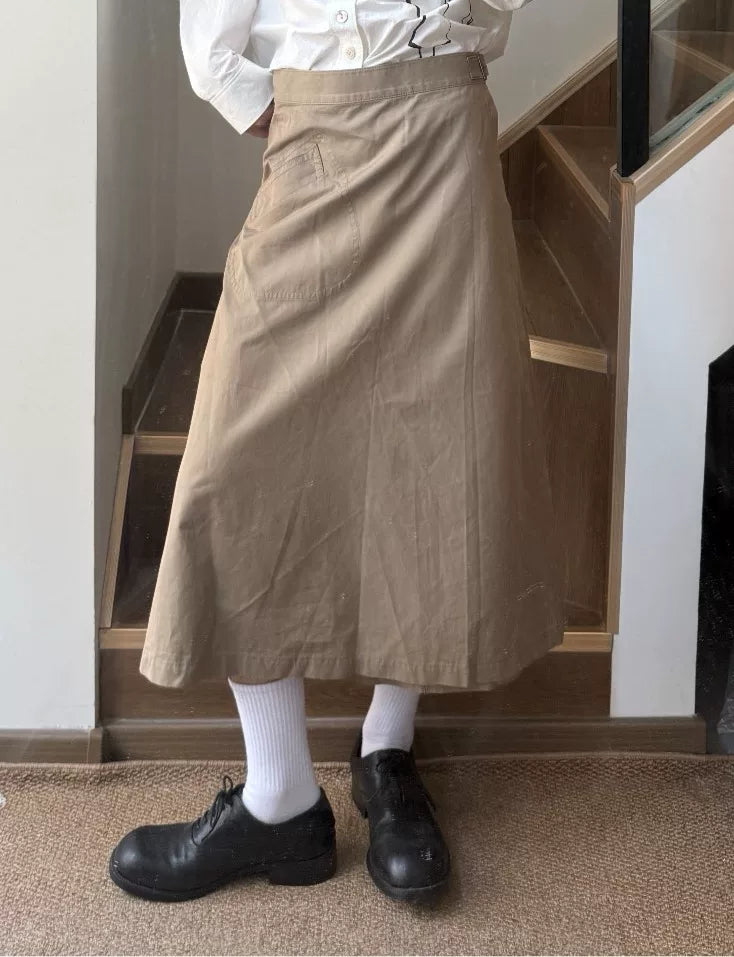 Junya Watanabe Khaki Skirt Pants